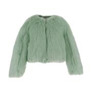 Acryl Cropped Bomberjack DES Phemmes , Green , Dames