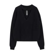 Eclipse Knitwear Rick Owens , Black , Dames