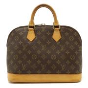 Pre-owned Canvas handbags Louis Vuitton Vintage , Brown , Dames