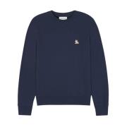 Vos Katoenen Sweatshirt Maison Kitsuné , Blue , Heren