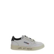 Lage Leren Sneakers Autry , White , Dames