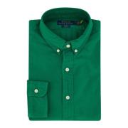 Groen casual shirt katoenmix Polo Ralph Lauren , Green , Heren