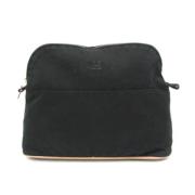 Pre-owned Cotton handbags Hermès Vintage , Black , Dames