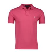 Roze Slim Fit Polo met korte mouwen Polo Ralph Lauren , Pink , Heren