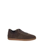 Leren Lace-Up Sneaker Tod's , Brown , Heren