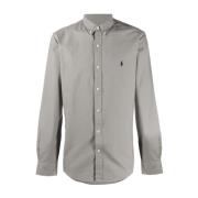 Grijze Oxford Overhemden Polo Ralph Lauren , Gray , Heren