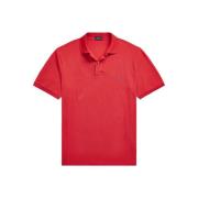 Rood poloshirt met korte mouwen Polo Ralph Lauren , Red , Heren