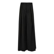 Zwarte Broek Verhoog Garderobe Mode Andamane , Black , Dames