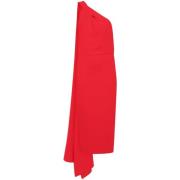 Rode Jurken voor Vrouwen Elegante Stijl Solace London , Red , Dames