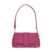 Leren Tas: Petit Bambimou Stijl Jacquemus , Pink , Dames