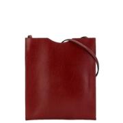 Pre-owned Leather crossbody-bags Hermès Vintage , Red , Dames