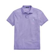 Paarse Polo Shirt met Geknoopte Kraag Polo Ralph Lauren , Purple , Her...