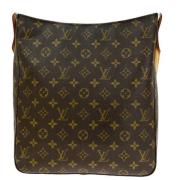 Pre-owned Canvas handbags Louis Vuitton Vintage , Brown , Dames