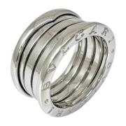 Pre-owned White Gold rings Bvlgari Vintage , Gray , Dames