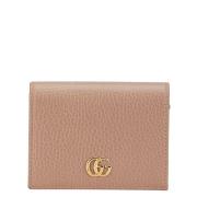 Pre-owned Leather wallets Gucci Vintage , Beige , Dames