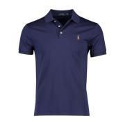 Donkerblauw poloshirt met korte mouwen Polo Ralph Lauren , Blue , Here...