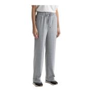 Joggingbroek van wol en viscosemix Peserico , Gray , Dames