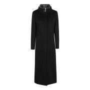 Cashmere Jas Herno , Black , Dames