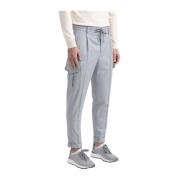 Puur wollen broek met zakken Peserico , Gray , Heren