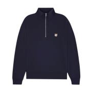 Vos Katoenen Sweatshirt Maison Kitsuné , Blue , Heren