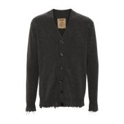 Kasjmier Over Cardigan UMA Wang , Gray , Heren