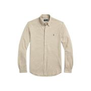 Lichtgewicht Mesh Shirt Polo Ralph Lauren , Beige , Heren