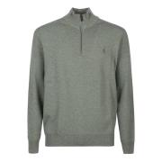 Heather Half Zip Trui Polo Ralph Lauren , Gray , Heren