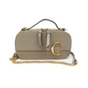 Pre-owned Leather shoulder-bags Chloé Pre-owned , Beige , Dames