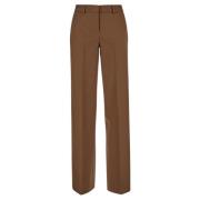 Wollen Klassieke Broek Lardini , Brown , Dames