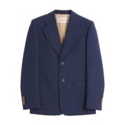 Blauwe Monopetto Jassen Valentino Garavani , Blue , Heren