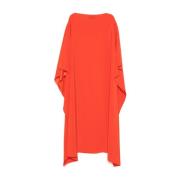 Oranje Bootnek Kaftan Jurk Gianluca Capannolo , Orange , Dames