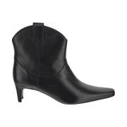 Stijlvolle Western Enkellaars Staud , Black , Dames