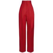 Katoenen Curzio Broek Jacquemus , Red , Dames