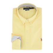 Geel casual slim fit overhemd Polo Ralph Lauren , Yellow , Heren