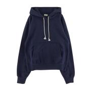 Logo Hoodie Saint Laurent , Blue , Heren