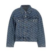 Stijlvolle Denim Jack voor Vrouwen Alexander Wang , Blue , Dames