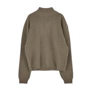 Virgin Wool Coltrui Gebreide Kleding Rick Owens , Green , Heren