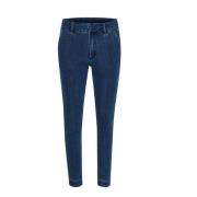 Donkerblauwe Denim 7/8 Jeans Kaffe , Blue , Dames