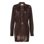 Rocket Mini Dress MVP wardrobe , Brown , Dames