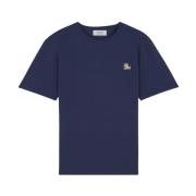 Vos Katoenen T-Shirt Maison Kitsuné , Blue , Heren