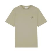 Vos Katoenen T-Shirt Maison Kitsuné , Green , Heren