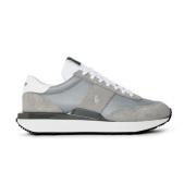 Reflecterende Grijze Zilveren Sneakers Polo Ralph Lauren , Gray , Here...