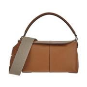 Leren Handtas Tod's , Brown , Dames