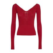 Pralù Top in viscose Jacquemus , Red , Dames