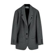 Wollen Klassieke Blazer Lardini , Gray , Dames