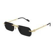 Ct0499S 001 Sunglasses Cartier , Yellow , Heren