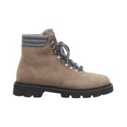 Nubuck lederen en schapenvacht bergschoenen Peserico , Brown , Heren