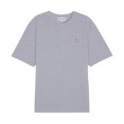 Vos Katoenen T-Shirt Maison Kitsuné , Gray , Heren