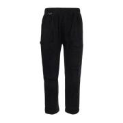 Katoenen Chino Worker Broek Family First , Black , Heren