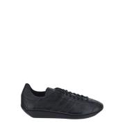 Leren Country Sneaker Y-3 , Black , Heren